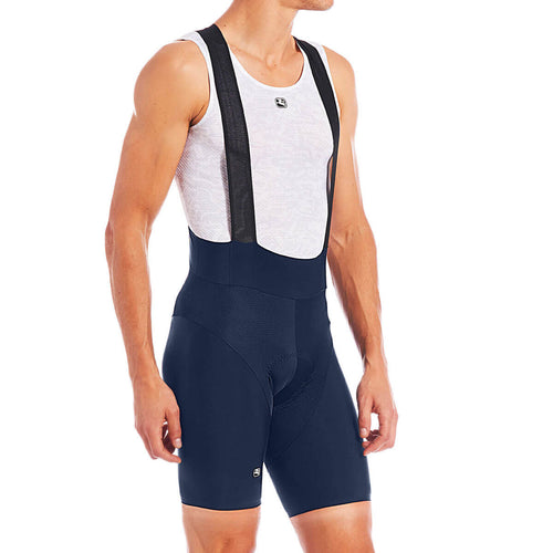 Men's Lungo Bib Short by Giordana Cycling, MIDNIGHT BLUE, Made in Italy