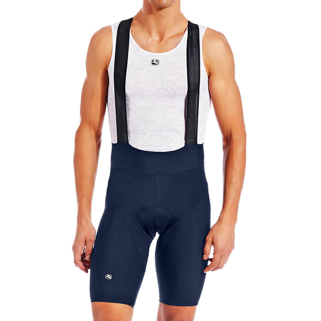 Men's Lungo Bib Short by Giordana Cycling, MIDNIGHT BLUE, Made in Italy