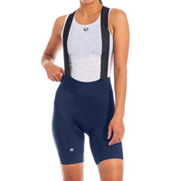 Women's Lungo Bib Short by Giordana Cycling, MIDNIGHT BLUE, Made in Italy