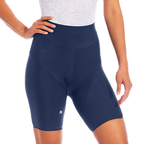 Women's Lungo Short by Giordana Cycling, MIDNIGHT BLUE, Made in Italy