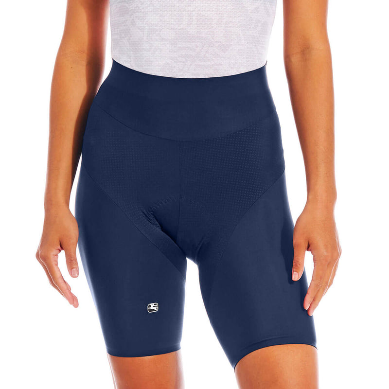 Women's Lungo Short by Giordana Cycling, MIDNIGHT BLUE, Made in Italy
