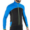 Men's AV 300 Jacket by Giordana Cycling, BLUE/BLACK, Made in Italy