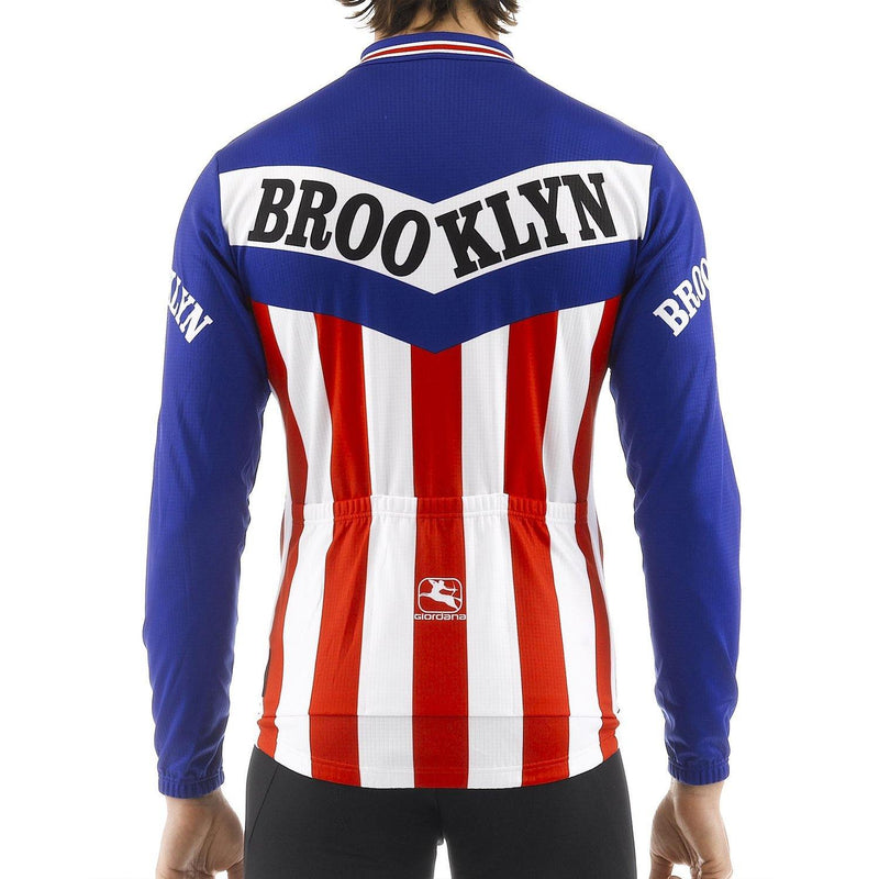 Giordana Men's Brooklyn cycling Jersey Red White & Blue Italia New