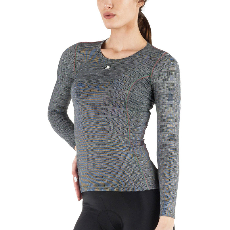 Women's Ceramic Long Sleeve Base Layer by Giordana Cycling, , Made in Italy