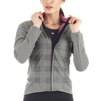 Women's Sosta Jacket by Giordana Cycling, GREY, Made in Italy