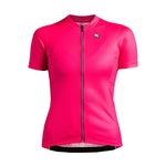 Women's Fusion Jersey by Giordana Cycling, DARK PINK, Made in Italy