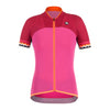 Women's Lungo Zig Zag Jersey by Giordana Cycling, PINK, Made in Italy