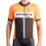 Men's Giordana Moda Vero Pro Jersey by Giordana Cycling, ORANGE, Made in Italy