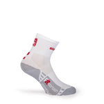 Women's FR-C Mid Cuff Socks by Giordana Cycling, WHITE, Made in Italy