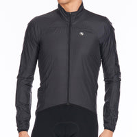 Zephyr Jacket by Giordana Cycling, BLACK, Made in Italy