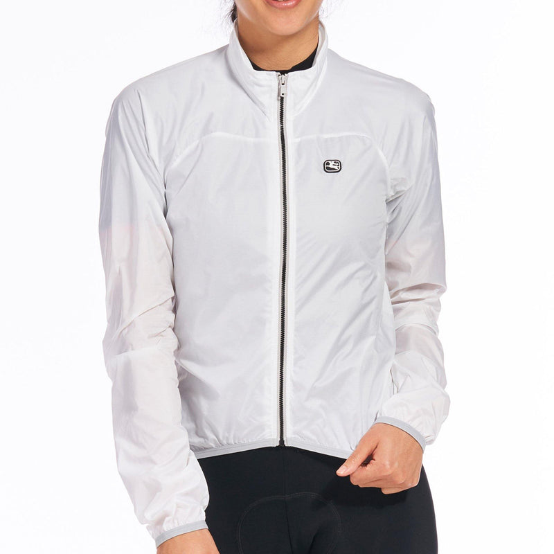 Zephyr Jacket by Giordana Cycling, WHITE, Made in Italy