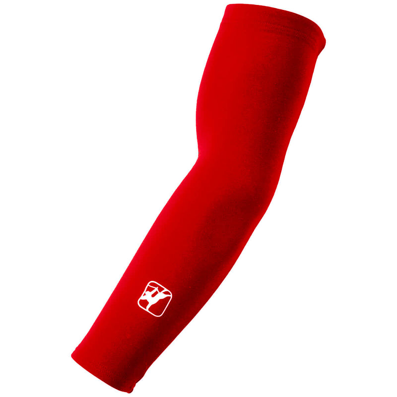Super Roubaix Arm Warmers by Giordana Cycling, RED, Made in Italy