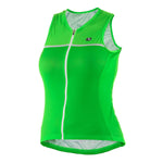 Women's SilverLine Sleeveless Jersey by Giordana Cycling, GREEN, Made in Italy