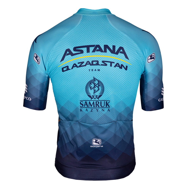 Men's Astana - Qazaqstan FR-C Pro Jersey - 2022 by Giordana Cycling, , Made in Italy
