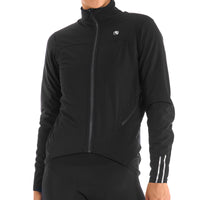Women's AV Extreme Winter Jacket by Giordana Cycling, BLACK, Made in Italy