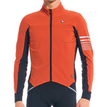 Men's AV Versa Jacket by Giordana Cycling, SIENA ORANGE, Made in Italy