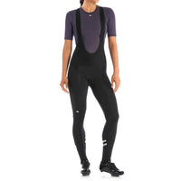 Women's AV Windfront Bib Tight by Giordana Cycling, BLACK, Made in Italy