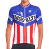 Men's Team Brooklyn Vero Jersey by Giordana Cycling, RED/WHITE/BLUE, Made in Italy
