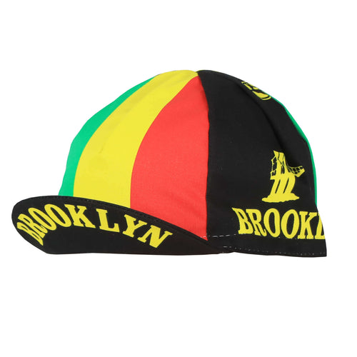 Team Brooklyn Rasta Cap by Giordana Cycling, , Made in Italy