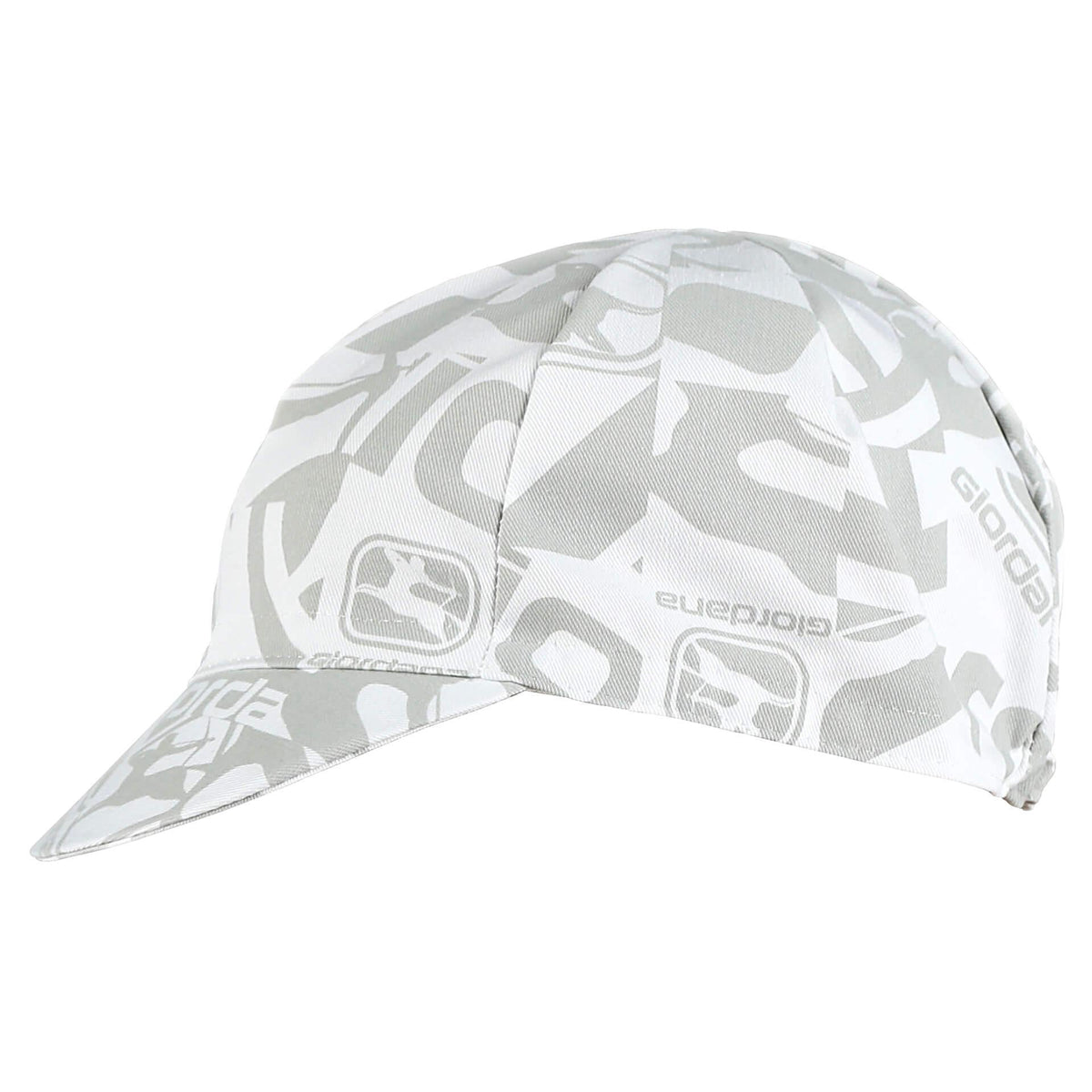 Camo Cap by Giordana Cycling, WHITE, Made in Italy