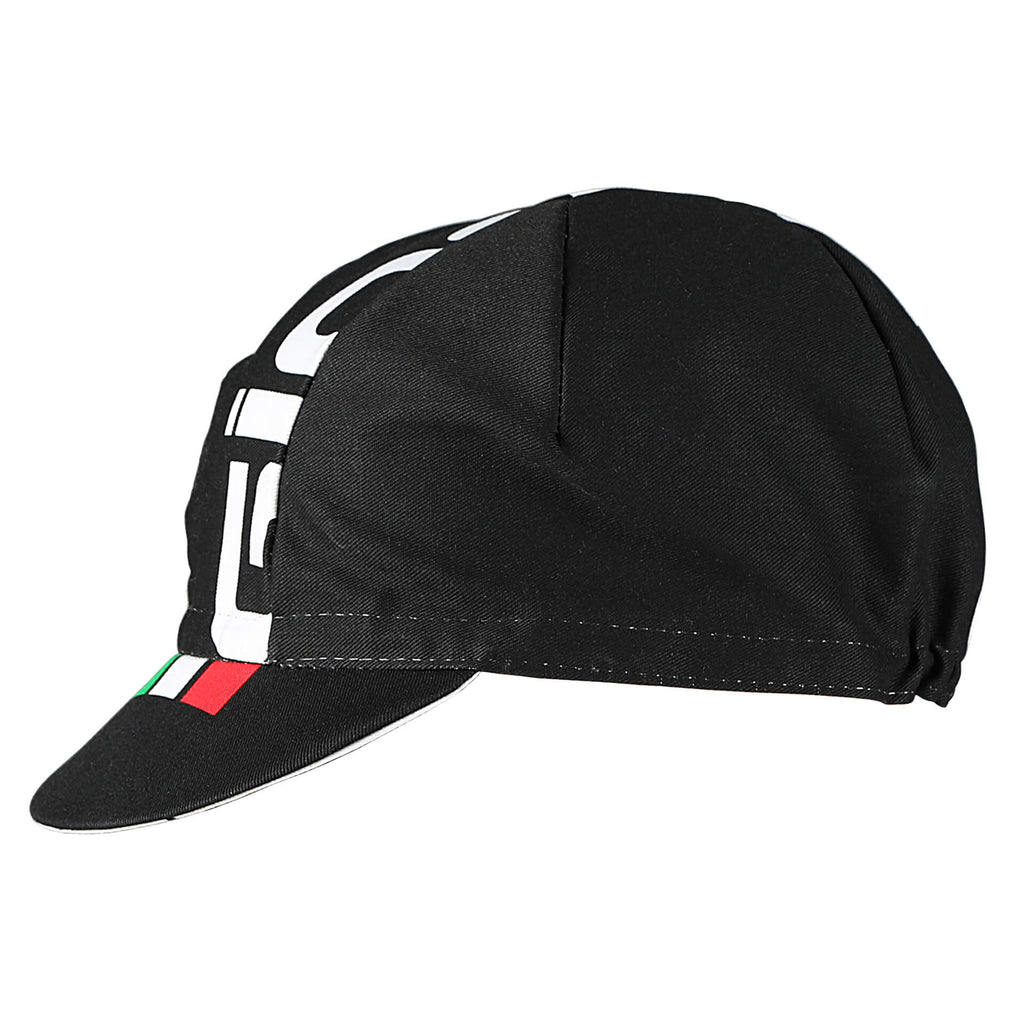 Giordana Logo Cap by Giordana Cycling, Black, Made in Italy