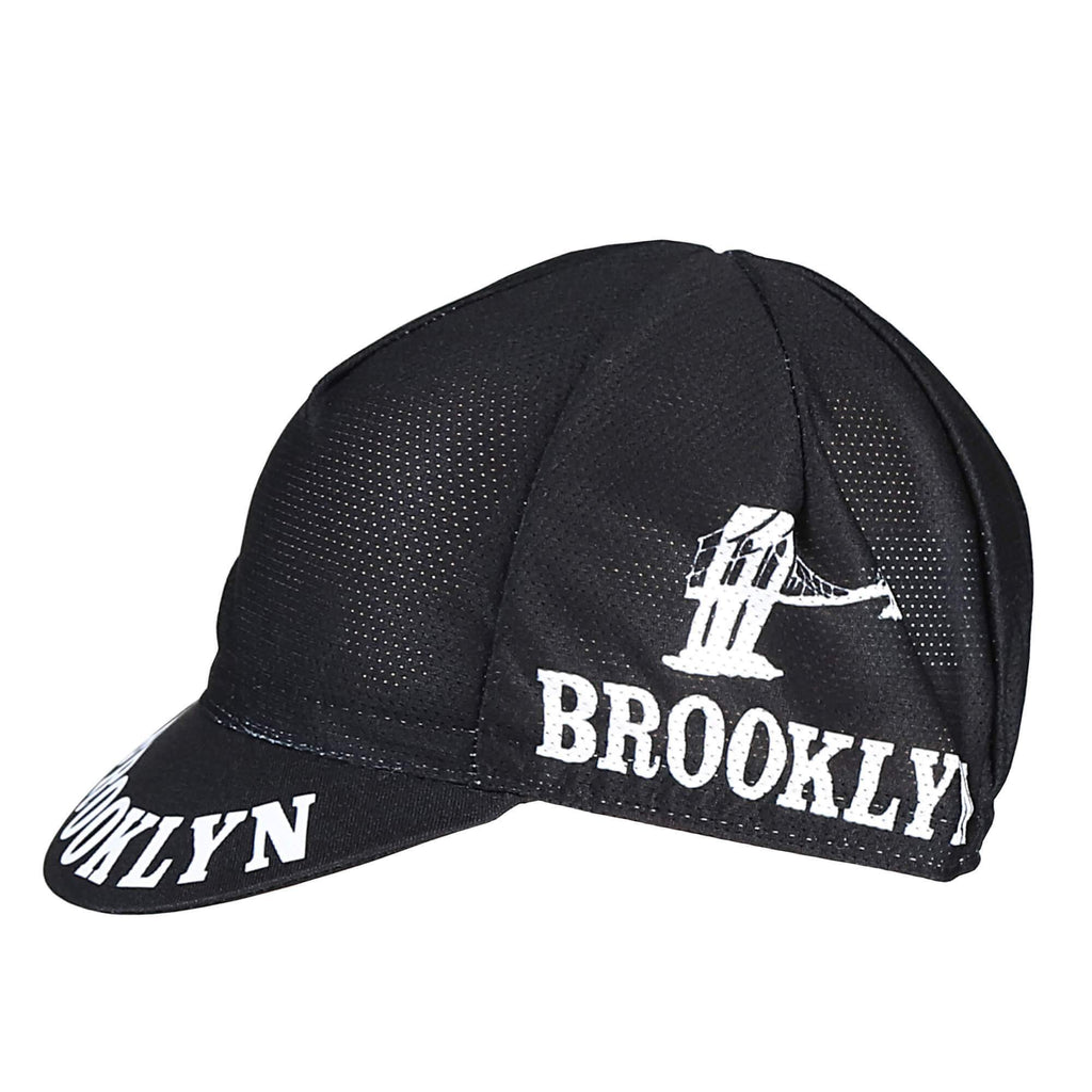 Brooklyn Mesh Cap by Giordana Cycling, Black, Made in Italy