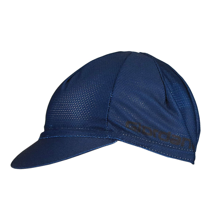 Solid Mesh Cap by Giordana Cycling, Midnight Blue, Made in Italy