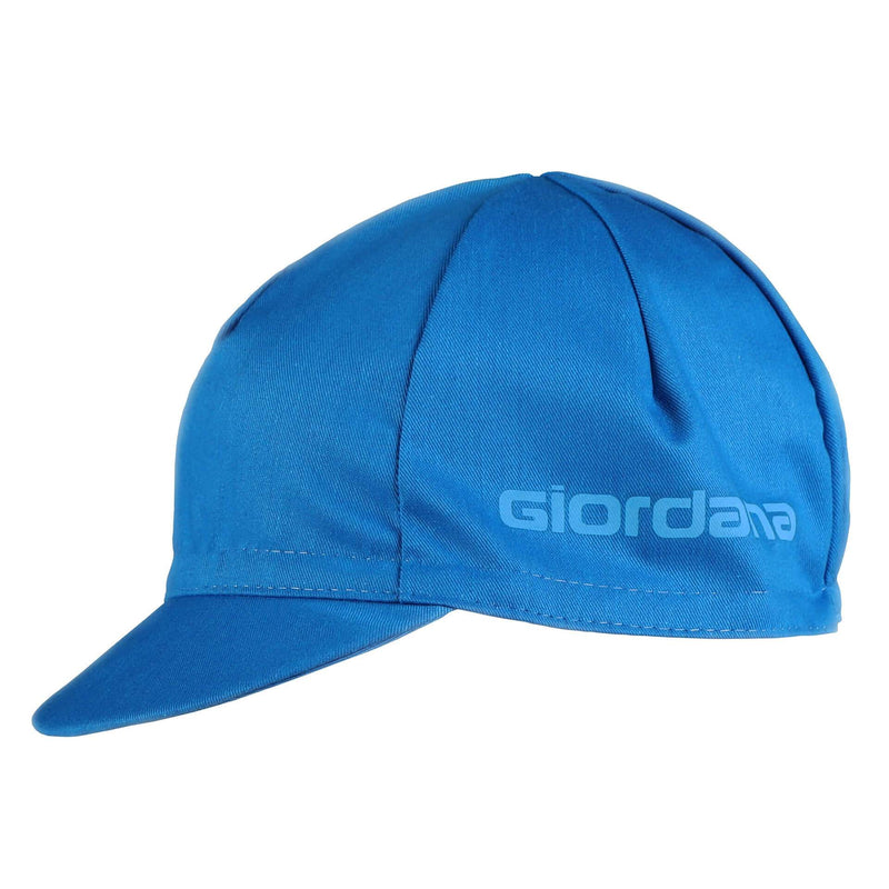 Solid Cap by Giordana Cycling, Blue, Made in Italy