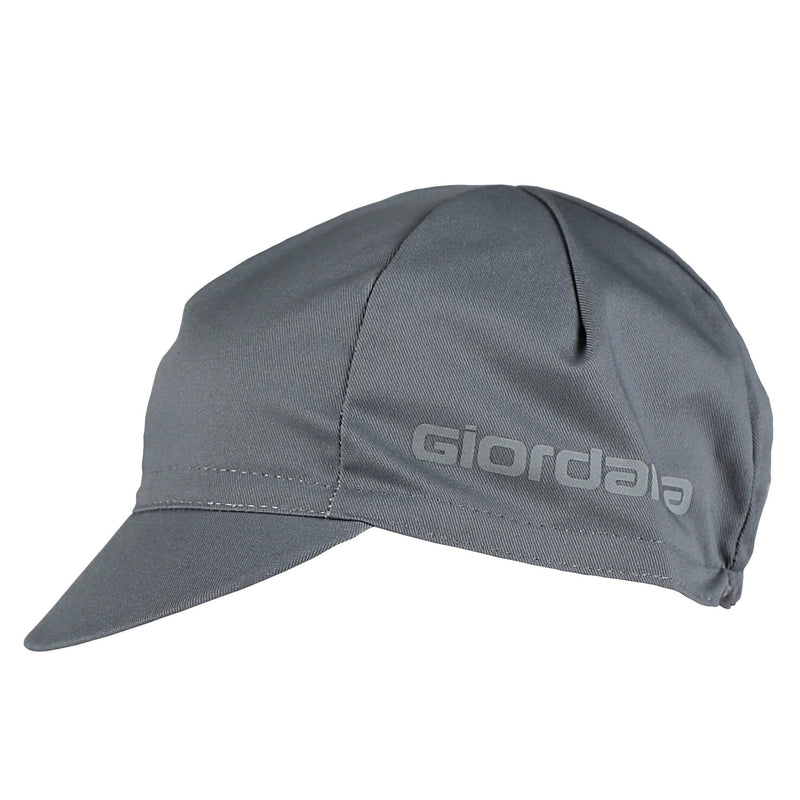 Solid Cap by Giordana Cycling, Grey, Made in Italy