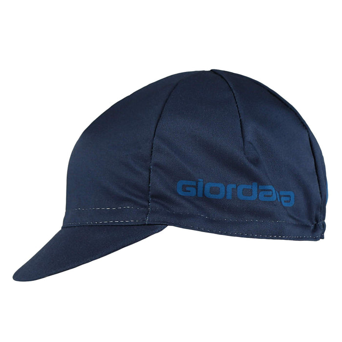Solid Cap by Giordana Cycling, NAVY, Made in Italy