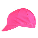 Solid Cap by Giordana Cycling, Fluo Pink, Made in Italy