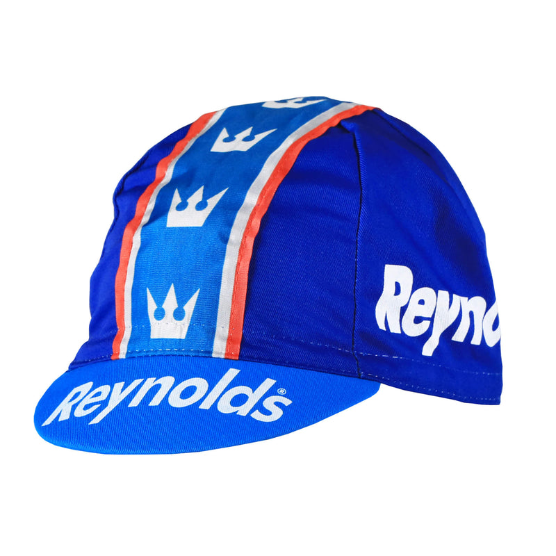 Reynolds Vintage Cap by Giordana Cycling, Blue, Made in Italy