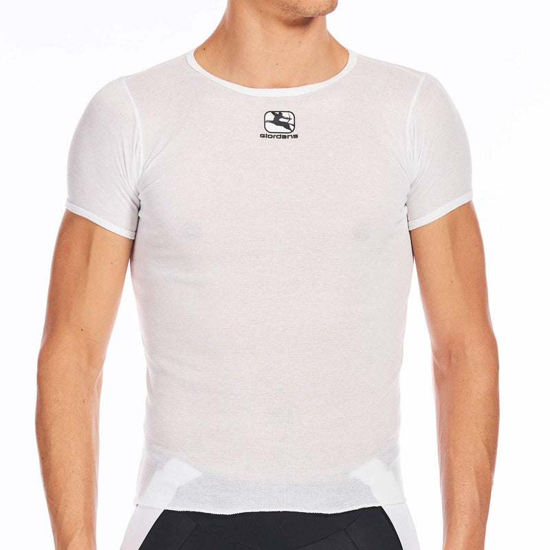 Men's Dri-Release Base Layer by Giordana Cycling, WHITE, Made in Italy