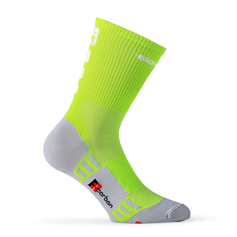 FR-C Tall Socks by Giordana Cycling, LIME, Made in Italy