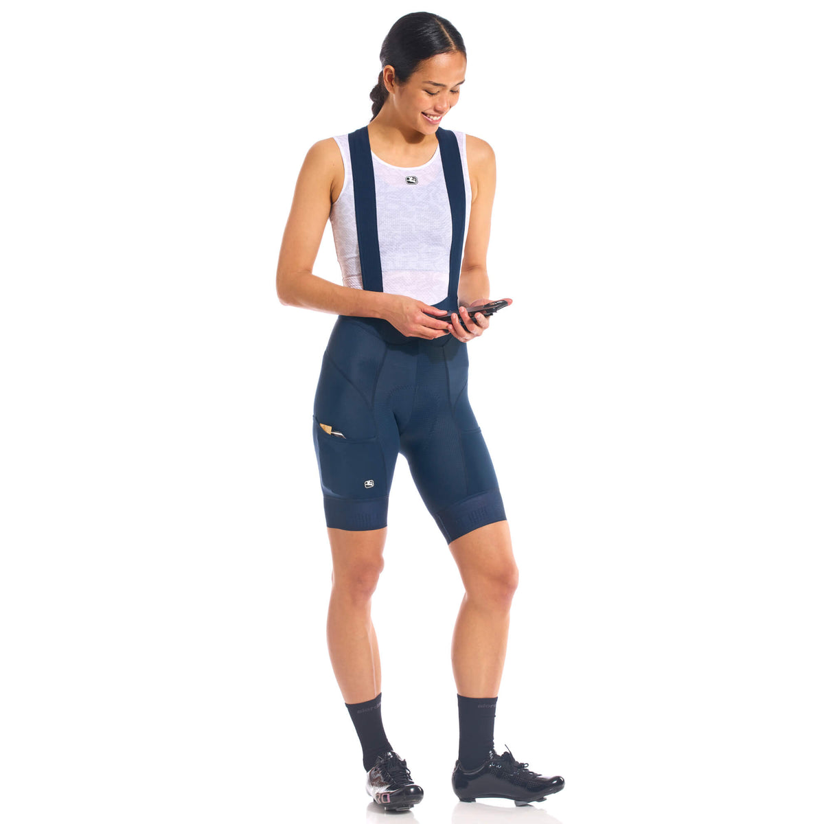 Women's FR-C Pro Cargo Bib Short by Giordana Cycling, , Made in Italy