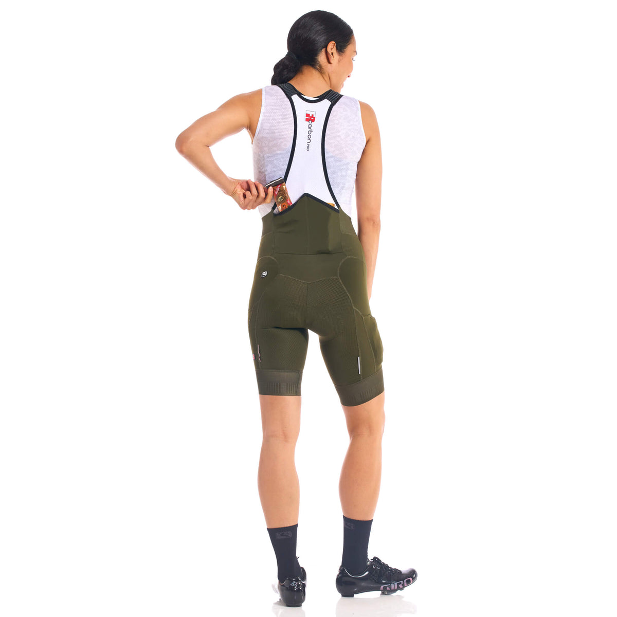 Women's FR-C Pro Cargo Bib Short by Giordana Cycling, , Made in Italy