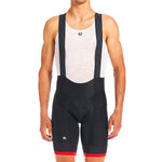 Men's FR-C Pro Bib Short by Giordana Cycling, RED, Made in Italy