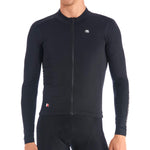 Men's FR-C Pro Thermal Long Sleeve Jersey by Giordana Cycling, BLACK, Made in Italy