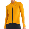 Women's FR-C Pro Thermal Long Sleeve Jersey by Giordana Cycling, MUSTARD YELLOW, Made in Italy