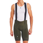Men's FR-C Pro Bib Short by Giordana Cycling, OLIVE GREEN, Made in Italy
