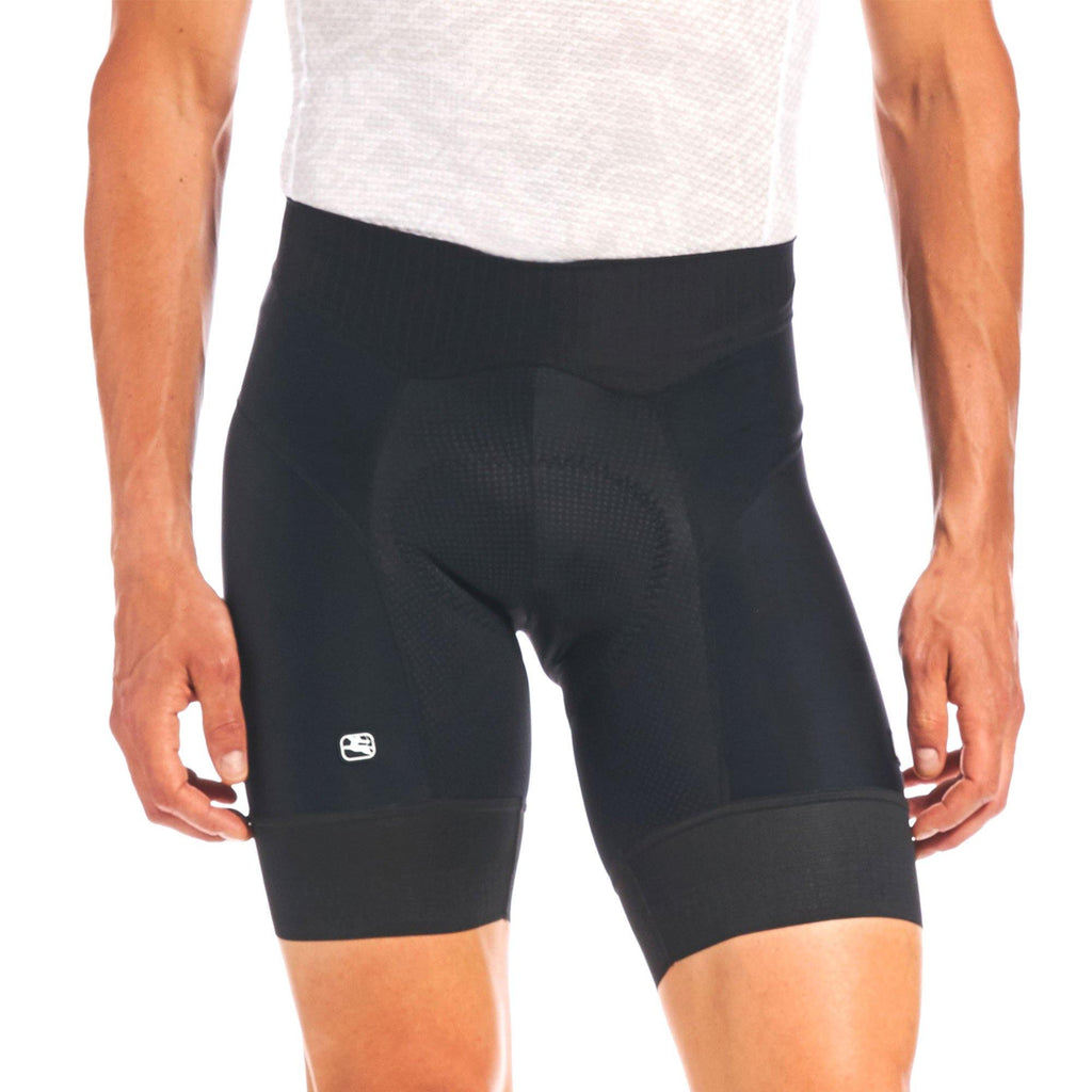 Men's FR-C Pro Short - Shorter Inseam by Giordana Cycling, BLACK, Made in Italy