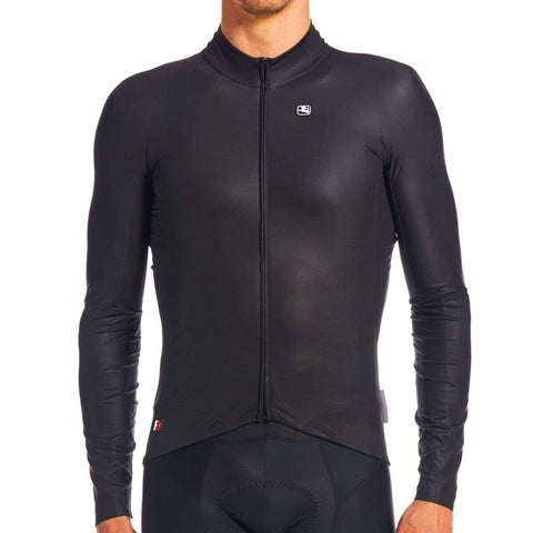 Giordana Cycling - Men's FR-C Pro Lightweight Long Sleeve Jersey Black / 2XL