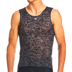 Men's FR-C Pro Tank Base Layer by Giordana Cycling, CAMO BLACK, Made in Italy