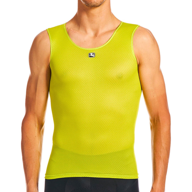 Men's FR-C Pro Tank Base Layer by Giordana Cycling, LIME, Made in Italy