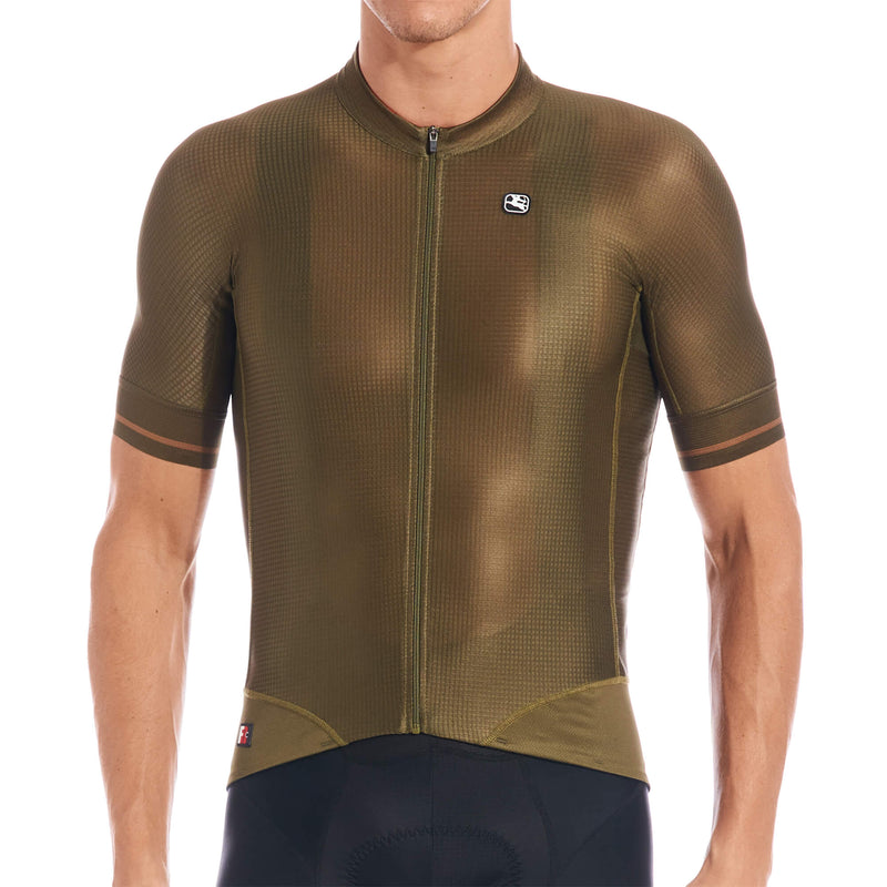 Men's FR-C Pro Jersey by Giordana Cycling, OLIVE GREEN, Made in Italy