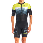 Men's FR-C Pro Tri Doppio Suit by Giordana Cycling, LIME PUNCH, Made in Italy