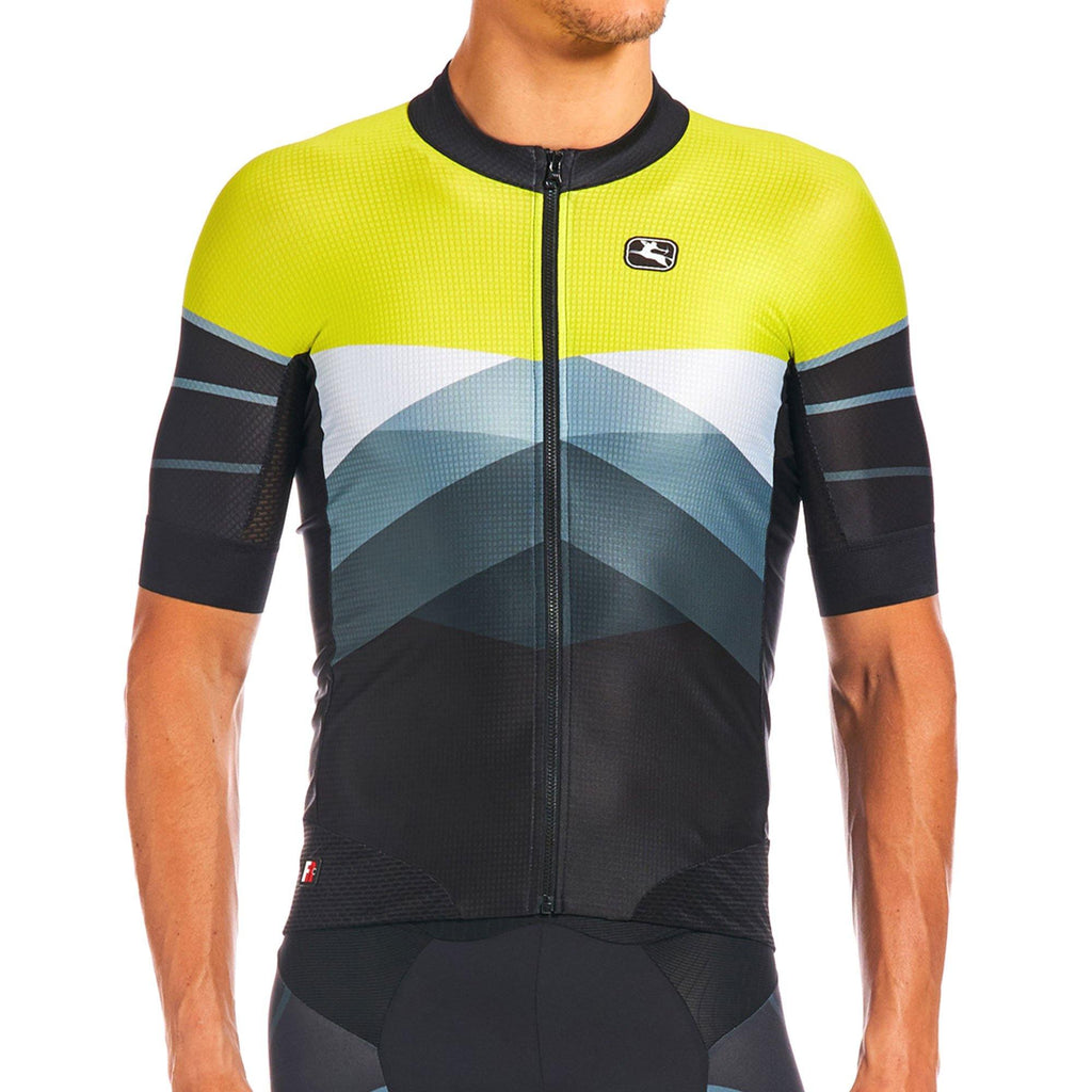 Men's FR-C Pro Tri Jersey by Giordana Cycling, Lime, Made in Italy