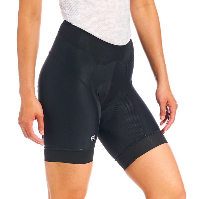 Women's FR-C Pro Short - Shorter Inseam by Giordana Cycling, BLACK, Made in Italy