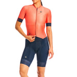 Women's FR-C Pro Doppio Suit by Giordana Cycling, CORAL, Made in Italy