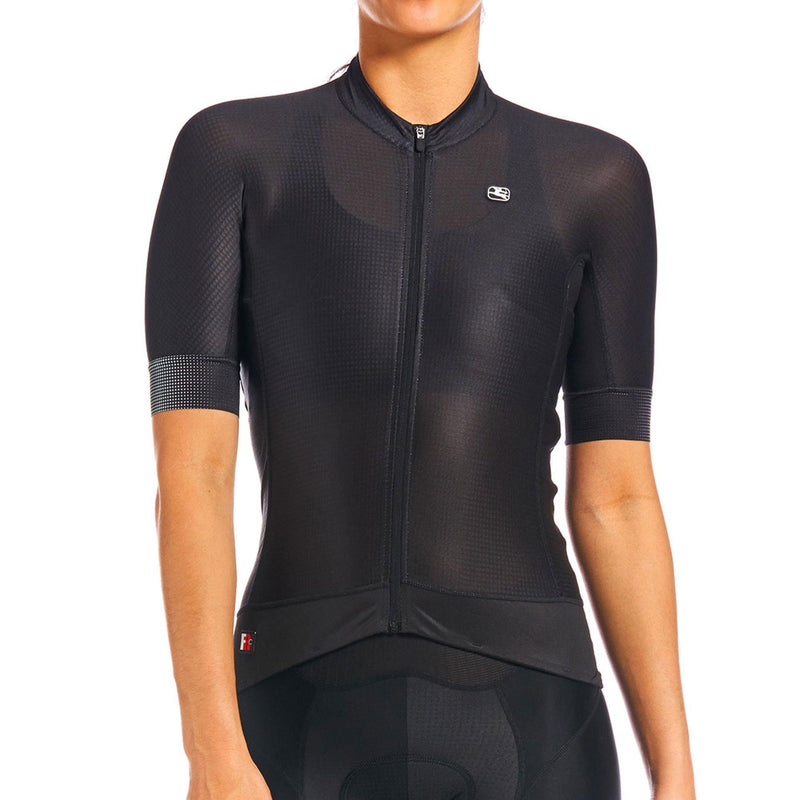 Women's FR-C Pro Jersey by Giordana Cycling, BLACK, Made in Italy